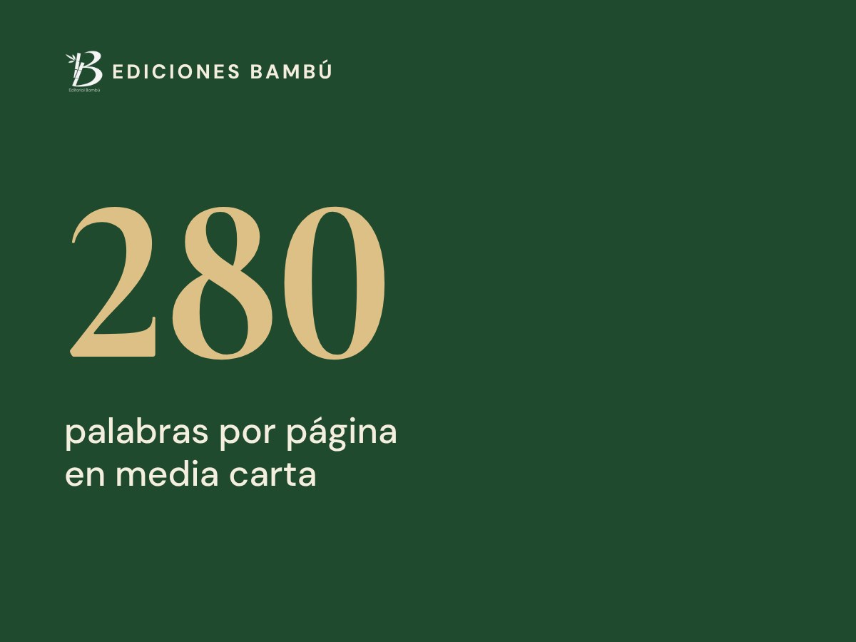 Tamaño y páginas de un libro
